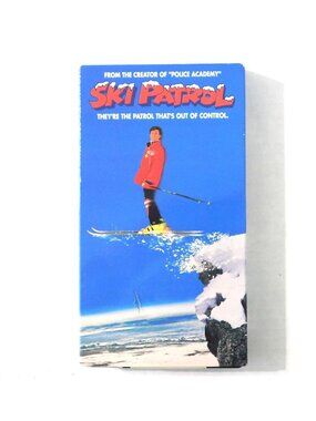 Ski Patrol VHS Movie 1990 Comedy RCA Video Martin Mull Ray Walston Rental